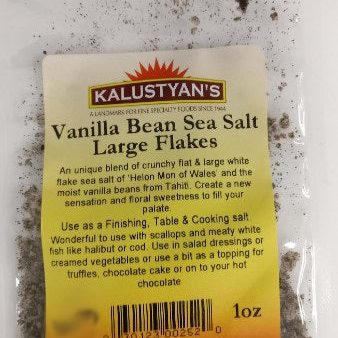 Vanilla Bean Sea Salt-Large Flakes Online Hot Sale