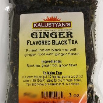 Ginger Flavored Black Tea For Sale