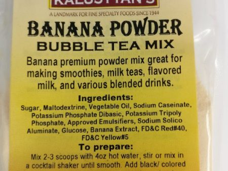 Banana Powder Bubble Tea Mix Supply