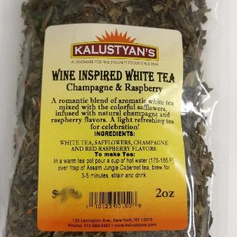 Champagne & Raspberry White Tea w  Safflowers Fashion