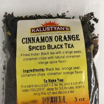 Cinnamon Orange Spice, Black Tea Hot on Sale