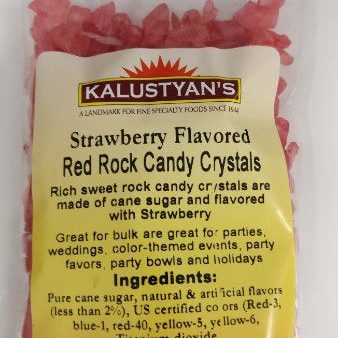 Strawberry Flavored Rock Candy Supply