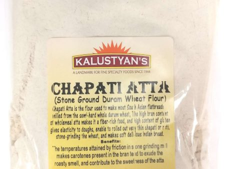 Chapati Atta Flour, Stone Ground 100% Duram Wheat Flour Sale