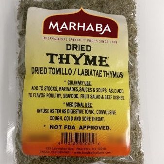 Thyme Leaf (Thymus vulgaris), Dried For Sale