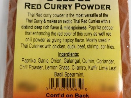 Thai Red Curry Powder Sale