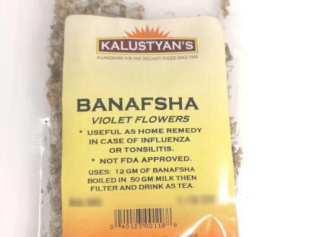 Banafsha, Sweet Violet (Viola odorata), Cut & Sifted on Sale