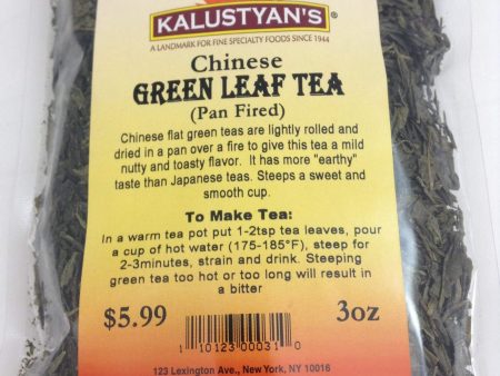 Chinese Pan Fired Green Leaf Tea Hot on Sale