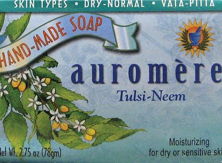 Auromere Tulsi-Neem Ayurvedic Soap on Sale