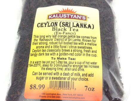 Ceylon Black Tea (Long Leaf -Extra Fancy)-OP Online