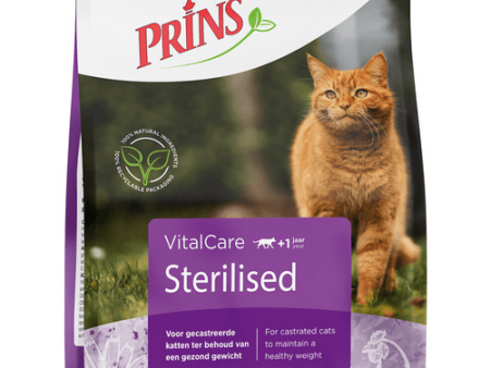 Prins VitalCare Sterilised (voor gesteriliseerde en gecastreerde Katten) on Sale