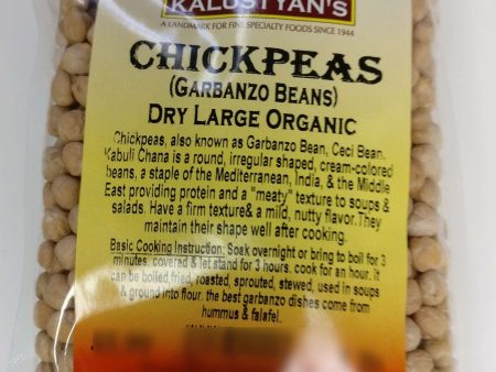 Chickpeas (Garbanzo Bean), Large, Organic Sale