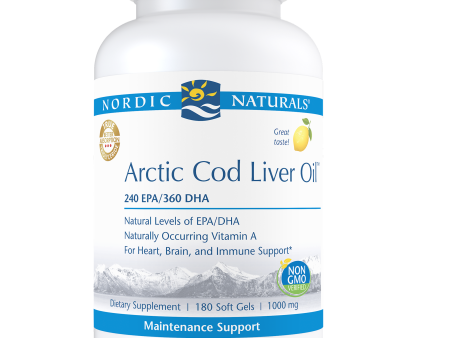 Arctic Cod Liver Oil Lemon 180 gels Online Hot Sale