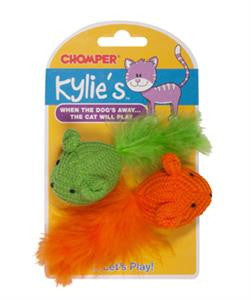 Kylies Knit Mouse With Feather For Discount