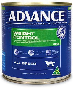 Advance Adult Dog Light Weight Control 680g 12 Tray Sale