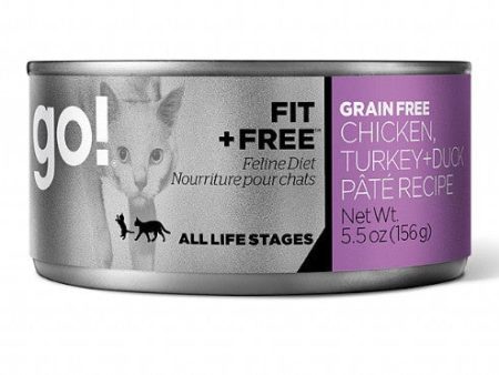 GO! & NOW FIT & FREE GRAIN FREE Chicken,Turkey,Duck CF 24 x 156g Sale