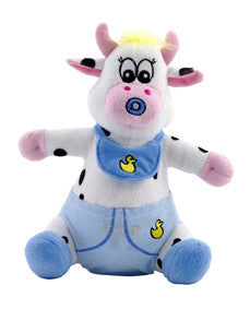 Dogit Happy Luv Plush Baby Cow With Squeaker Hot on Sale