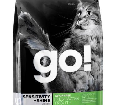 GO! & NOW SENSITIVITY + SHINE Grain Free Freshwater Trout & Salmon CF on Sale